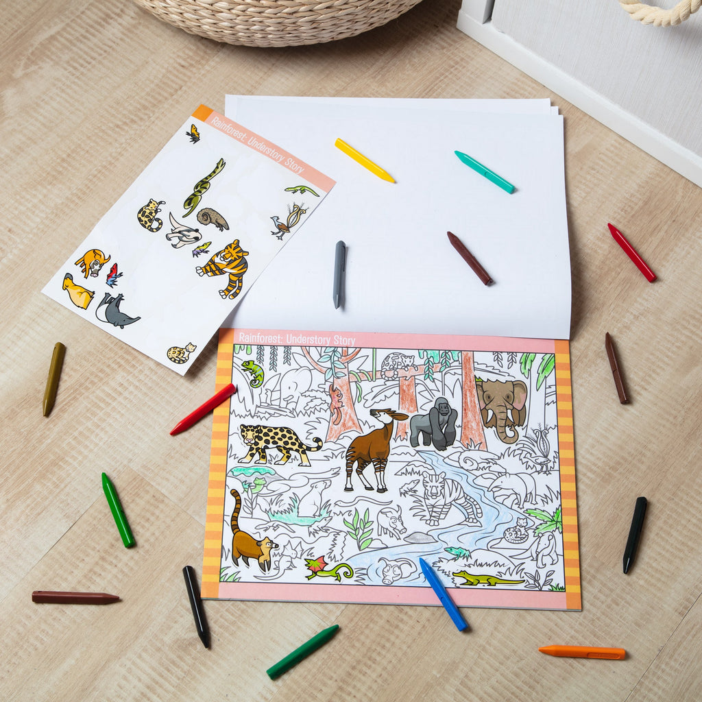 Seek & Find Sticker Pad ?C Animals