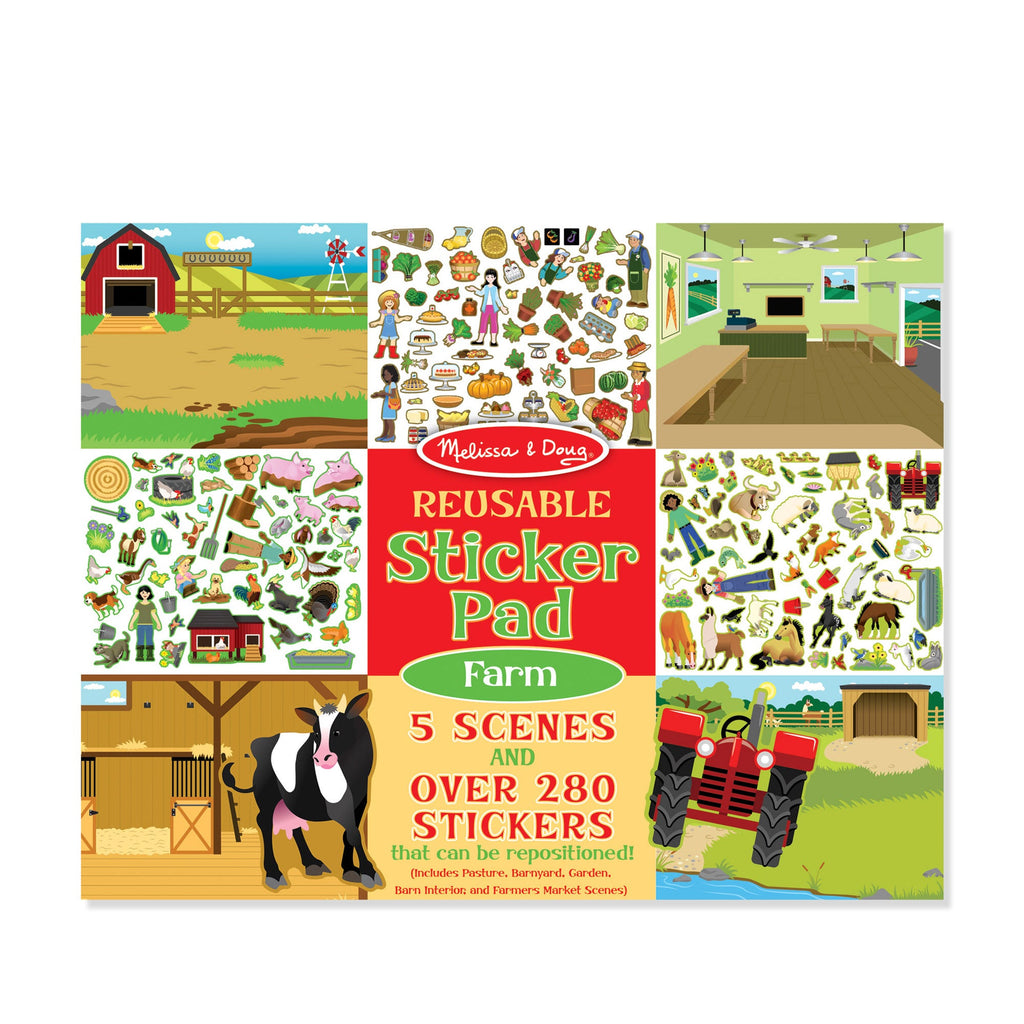 Reusable Sticker Pad – Farm