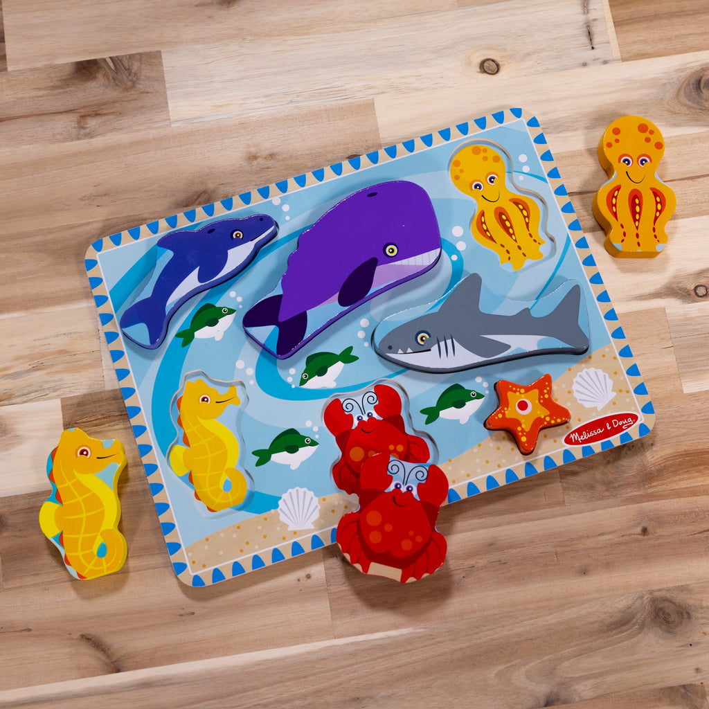 Sea Creatures Chunky Puzzle – 7 Pieces