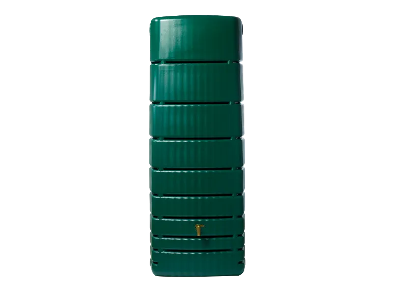4rain Regentonne »SLIM«, 650 Liter Volumen, inklusive Auslaufhahn und Windsicherung
