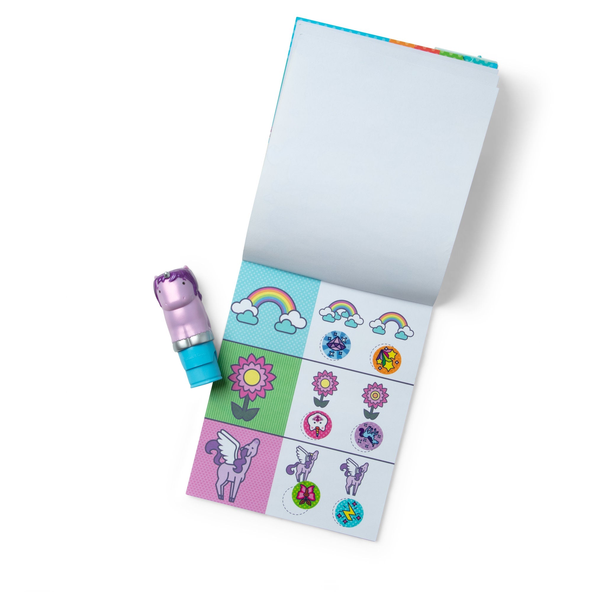 Sticker WOW!? Purple Unicorn Bundle: Activity Pad & Sticker Stamper + Mini Activity Pad and 200 Refill Stickers
