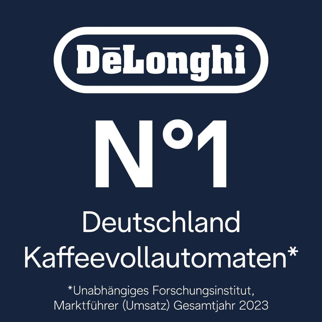 De'Longhi Rivelia EXAM440.55.W Kaffeevollautomat mit LatteCrema Milchsystem, Wechselbarer Bohnenbehälter, 16 Kaffee- & Milchgetränke auf Knopfdruck, Extra-Shot-Funktion, 3,5 Touch-Display, Weiß