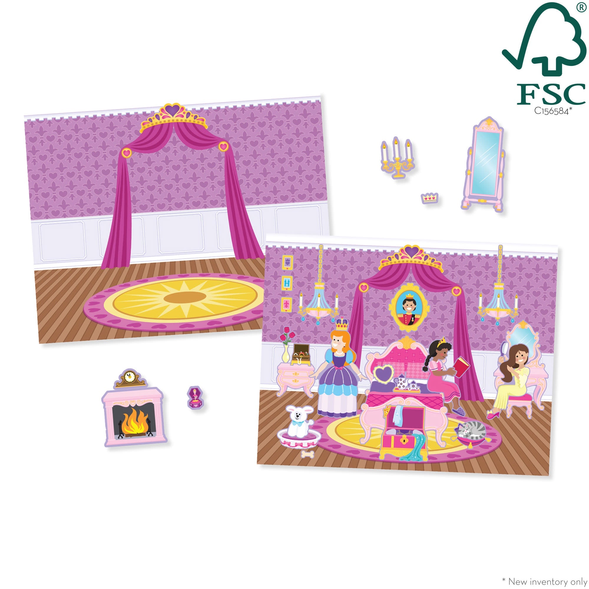 Reusable Sticker Pad – Princess Castle