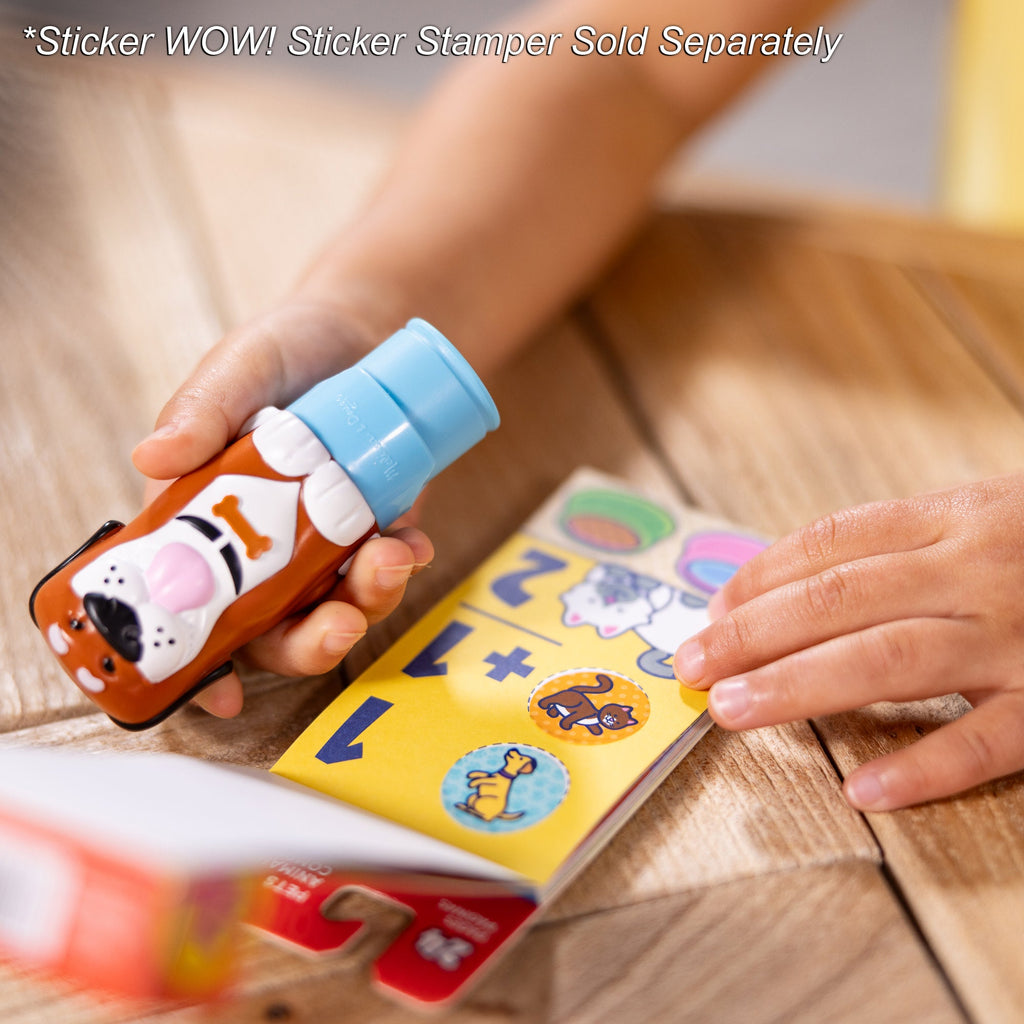Sticker WOW!? Mini Activity Pad & Refill Stickers – Pets (200+ Stickers. Stamper Not Included)