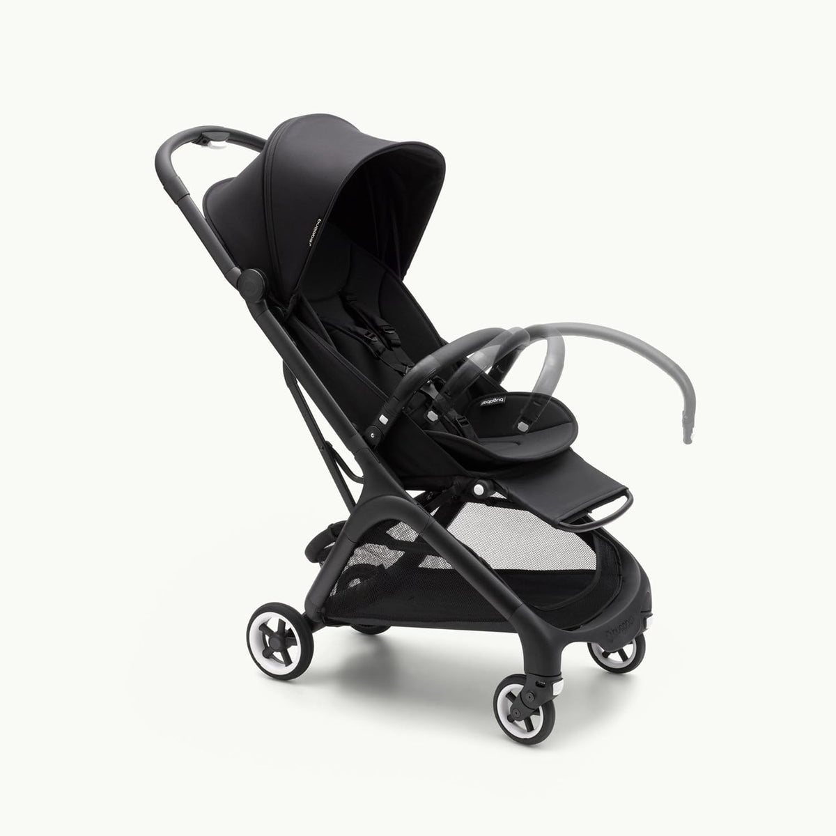 Bugaboo Butterfly ultrakompakter Reise-Kinderwagen, klein & leicht, einhändig faltbar und einfach zu lenken, ergonomischer City-Buggy für Babys ab 6 Monaten, mit viel Stauraum, Stormy Blue