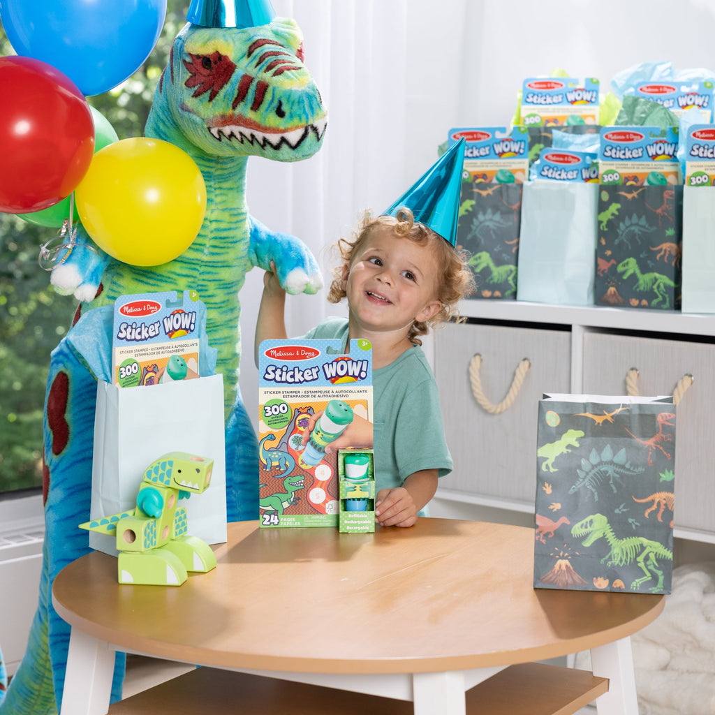 Sticker WOW!? Activity Pad & Sticker Stamper 12-PACK  – Dinosaur