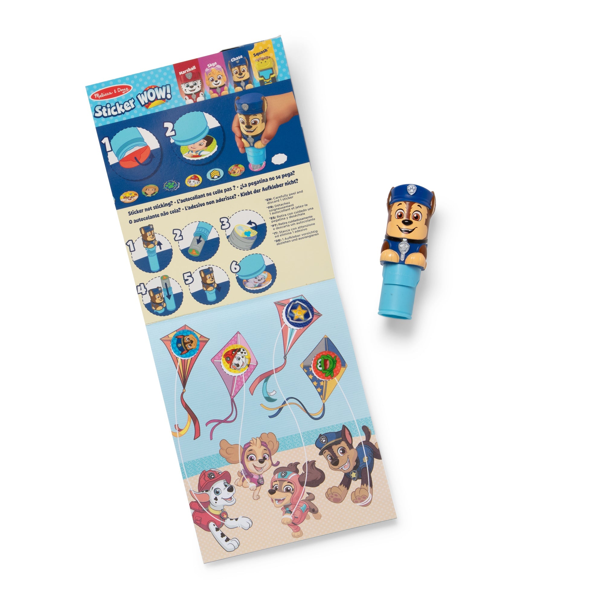 Sticker WOW!? Activity Pad & Sticker Stamper – PAW Patrol Chase